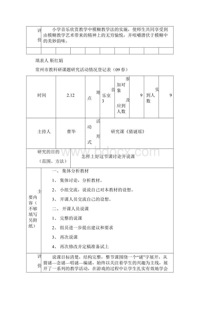 常州市教科研课题研究活动情况登记表09春.docx_第2页