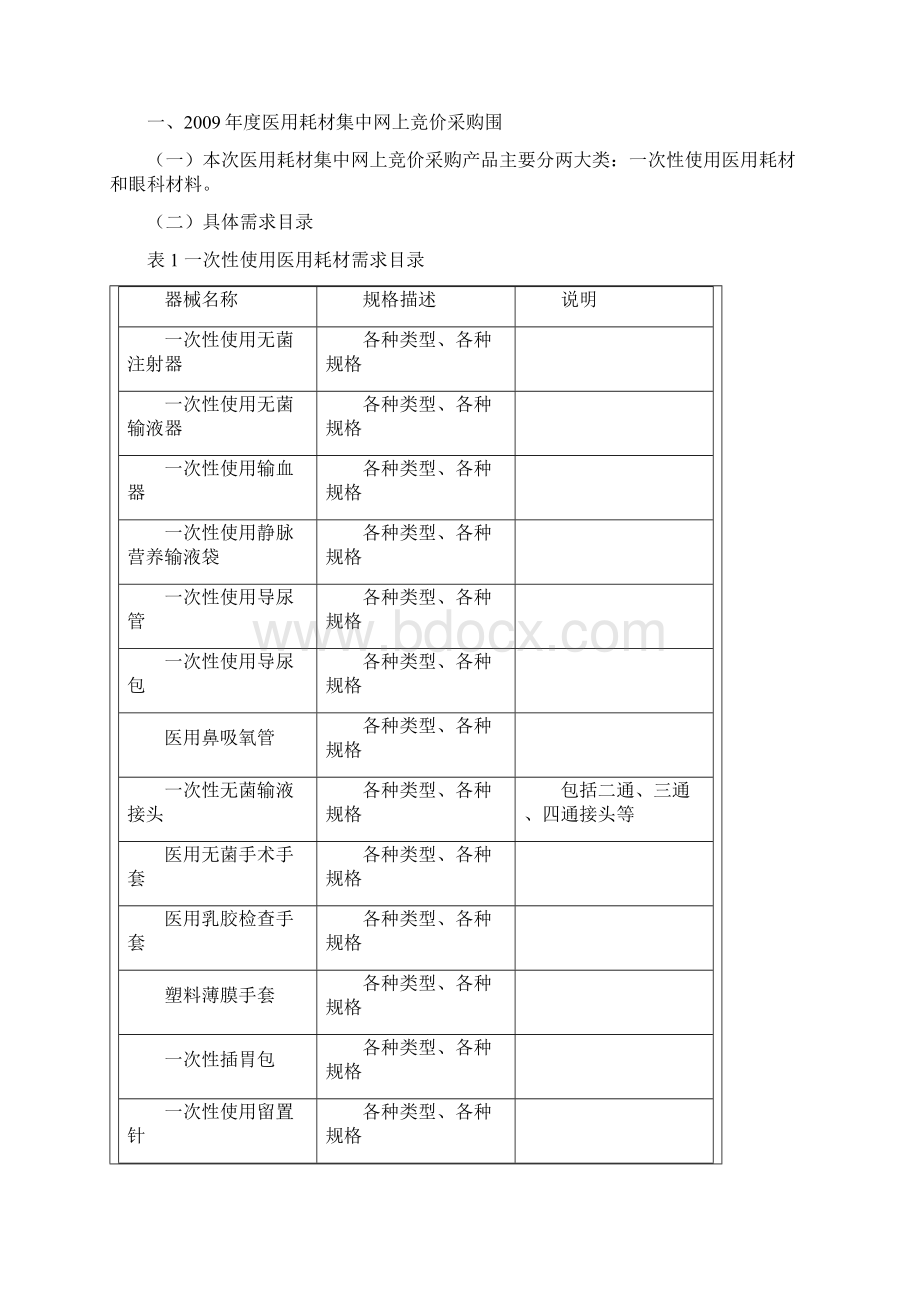 山西省医疗机构度医用耗材集中网上竞价采购工作实施方案.docx_第2页