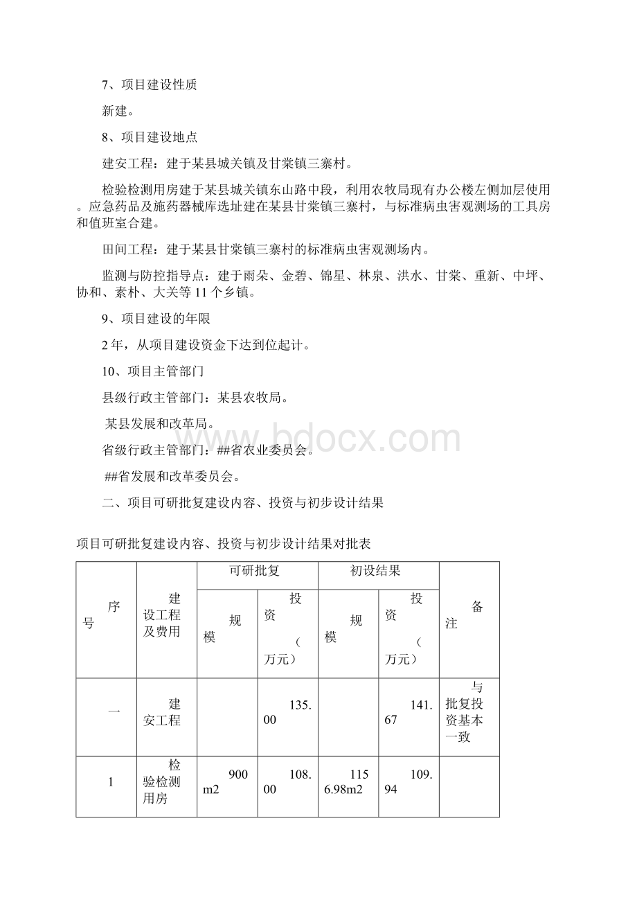 某县农业有害生物预警与控制区域站建设项目可行性研究报告.docx_第2页