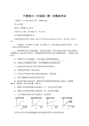 宁夏银川二中届高三第一次模拟考试.docx