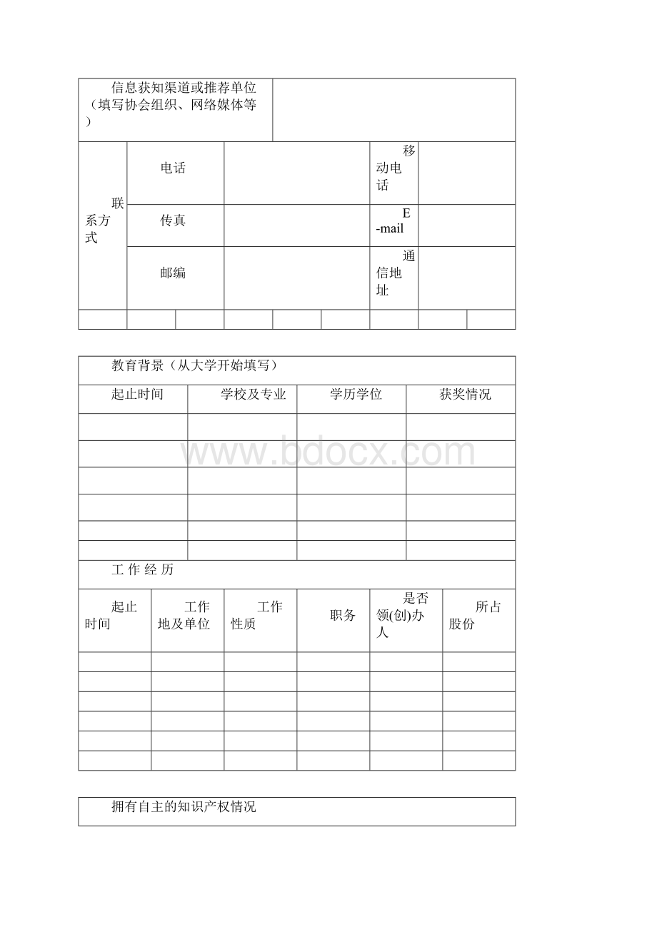 创业计划书产业节点需求专场版项目名称技术领域申报人地址电教学内容.docx_第3页