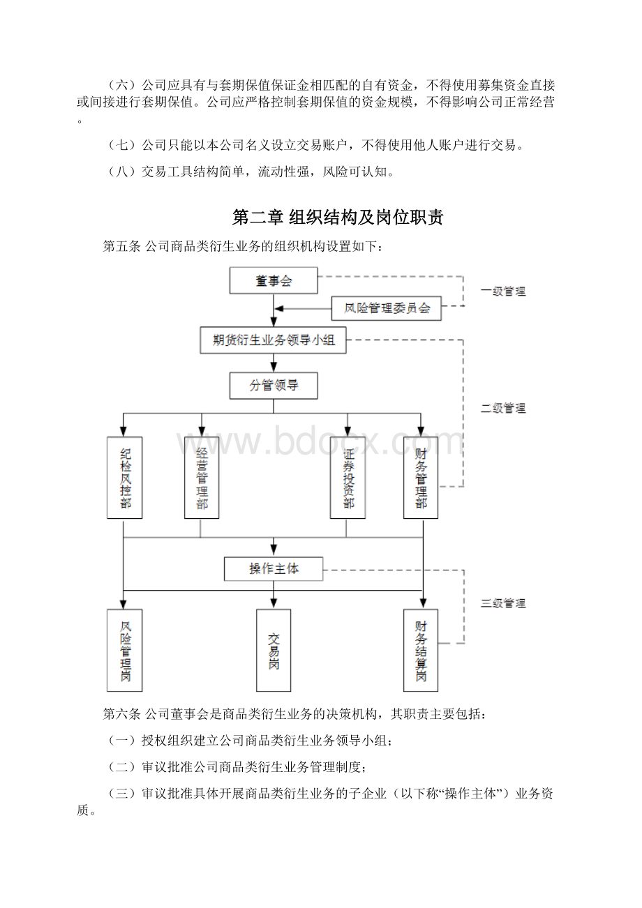 商品类衍生业务套期保值管理制度.docx_第2页