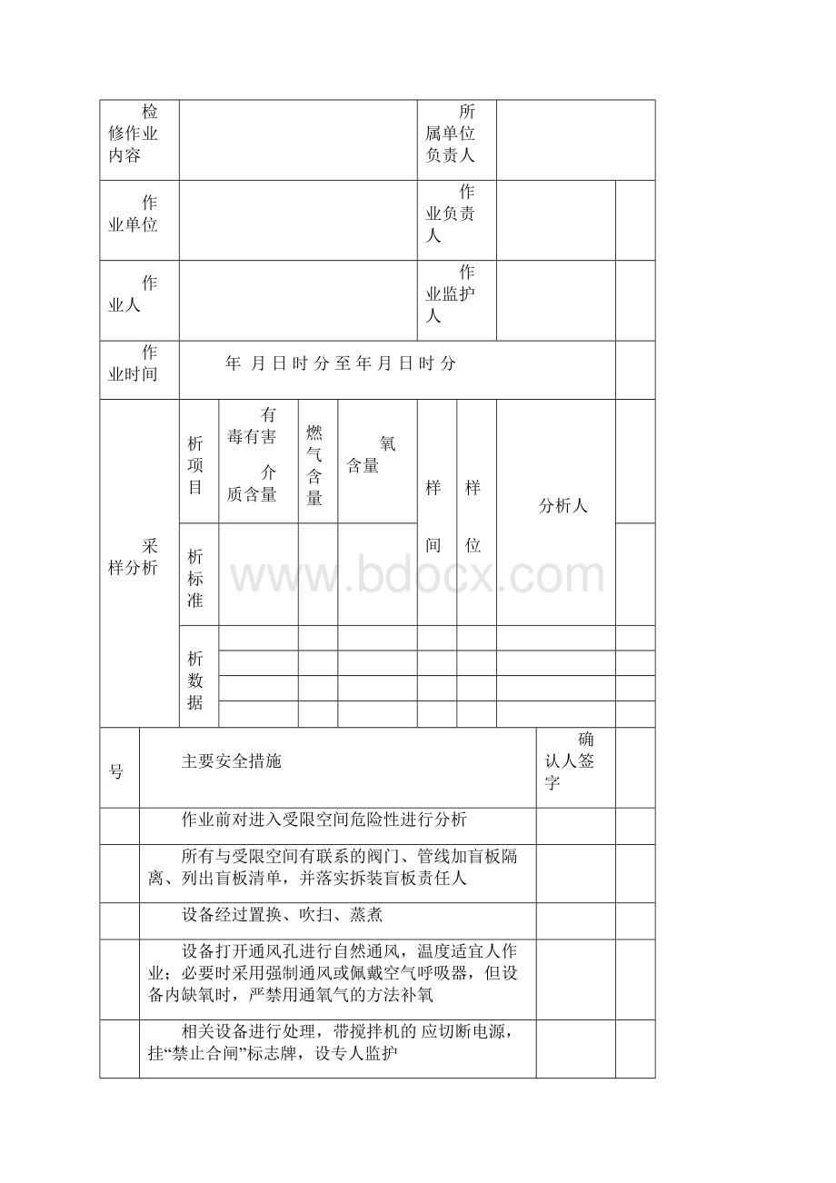 动火证等十张表.docx_第3页