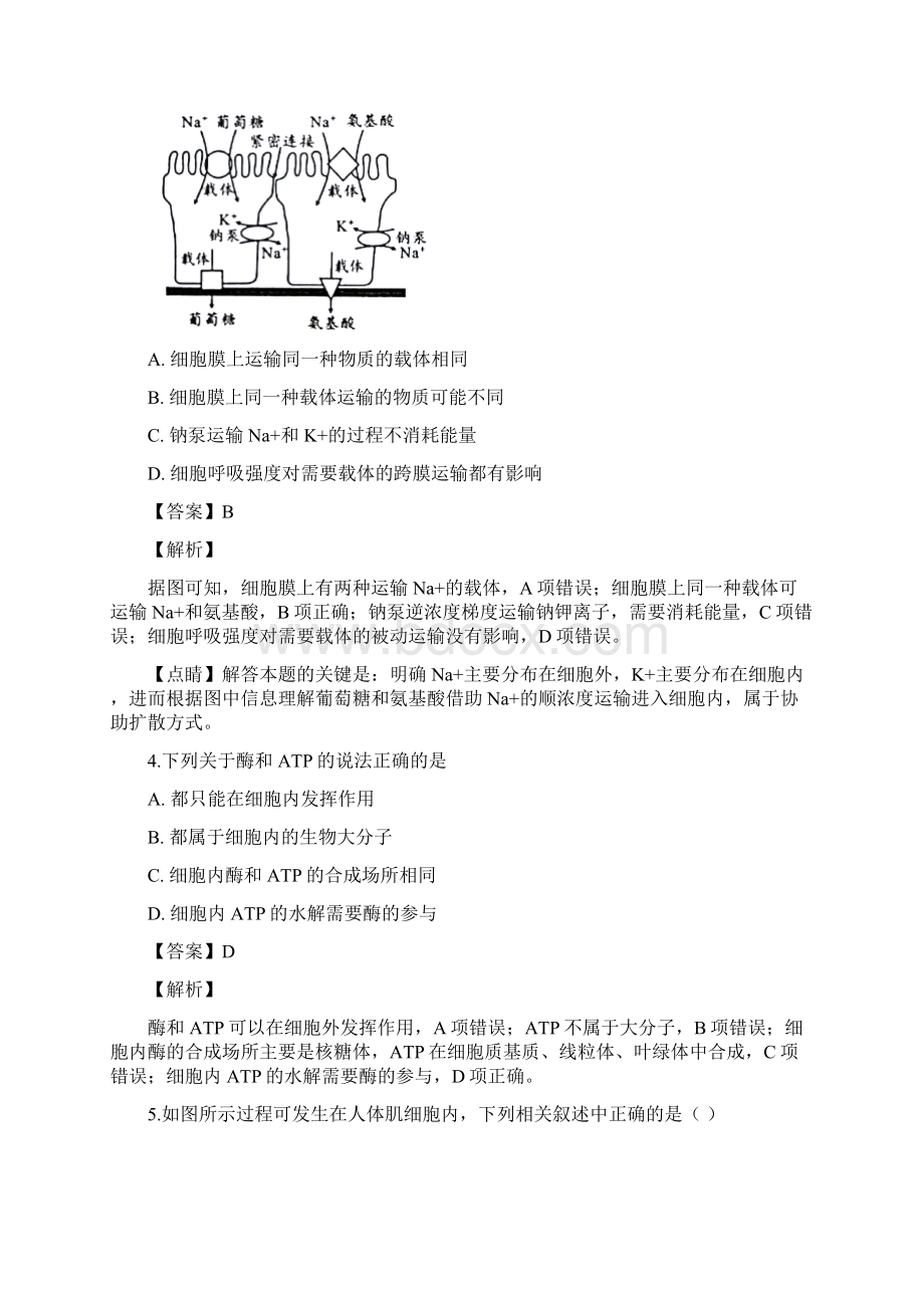 黑龙江省大庆市铁人中学学年高二下学期期末考试生物生物试题解析版.docx_第2页