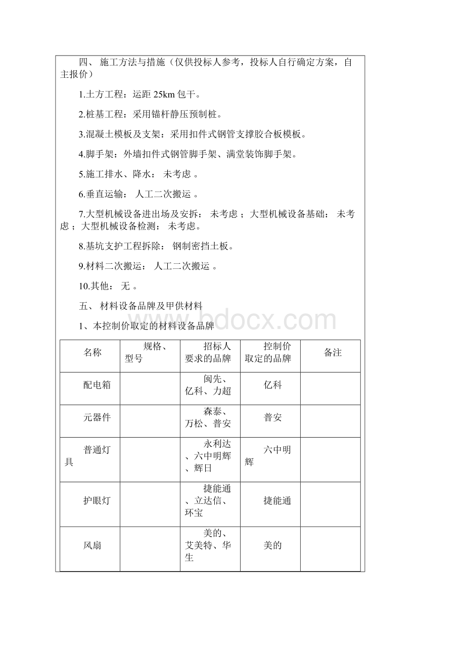 建筑工程招标控制价编制说明Word文档下载推荐.docx_第3页