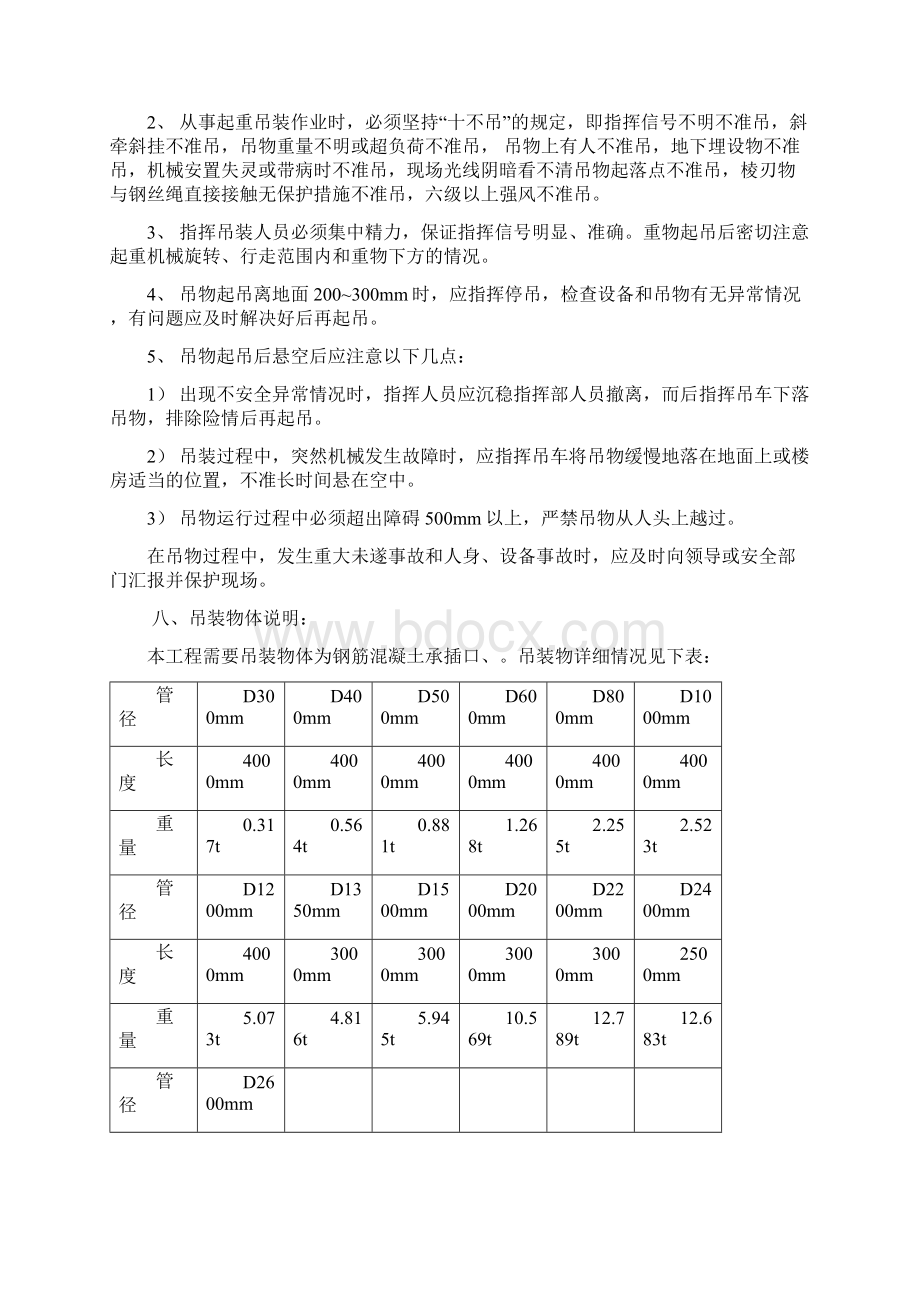 排水管道吊装方案Word格式.docx_第3页