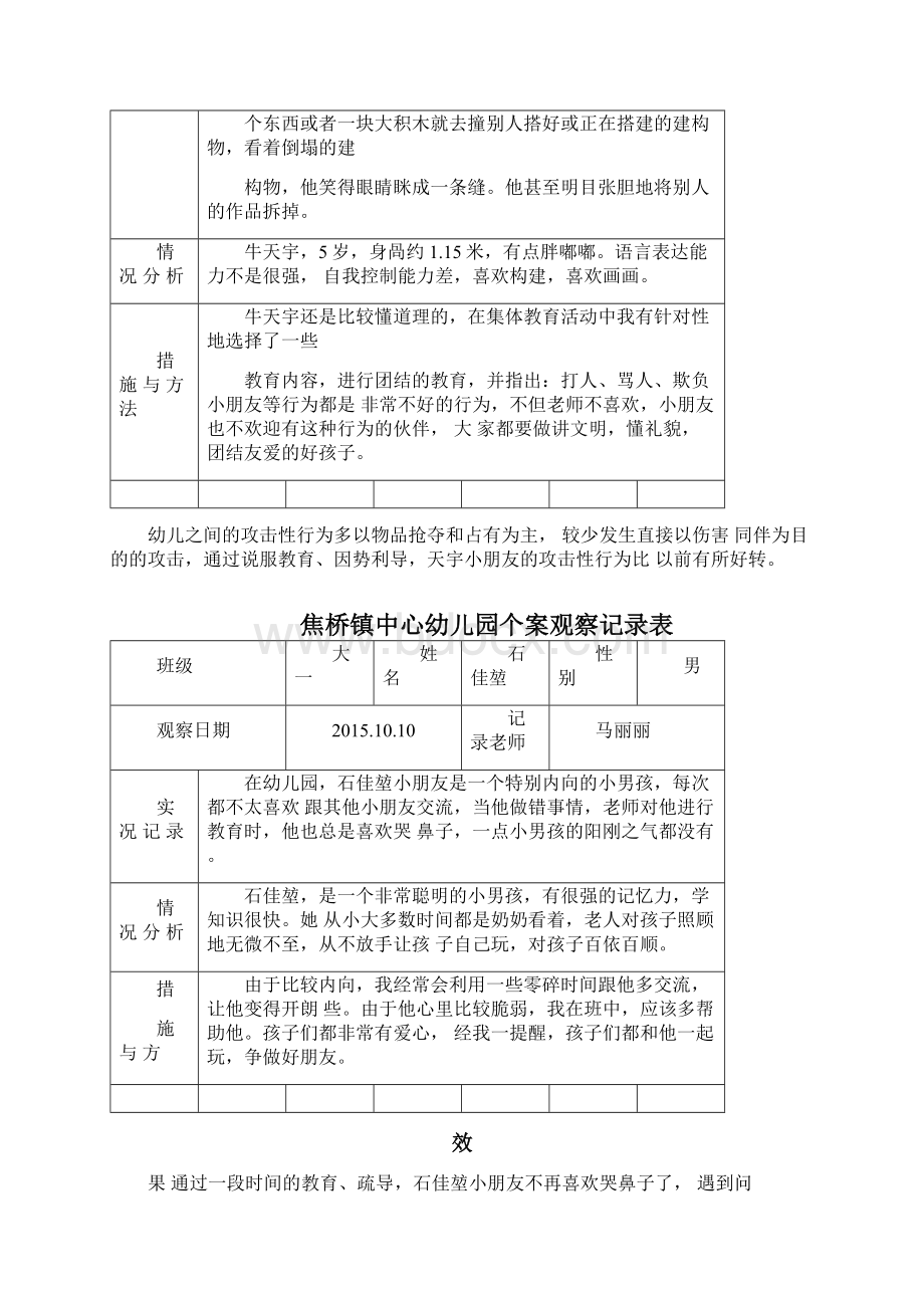 个案观察记录表马丽丽文档格式.docx_第2页