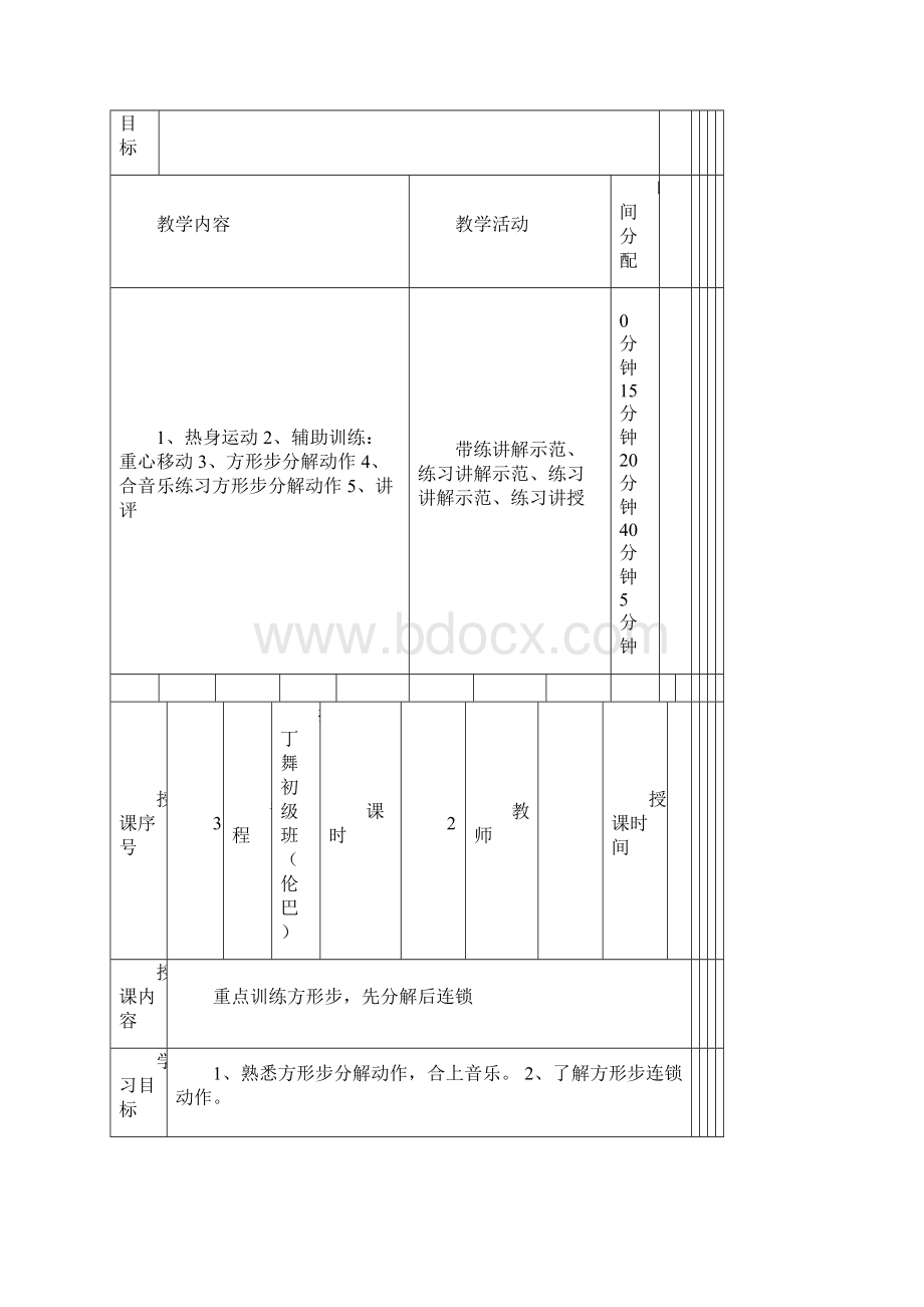 少儿初级拉丁舞教案1.docx_第2页