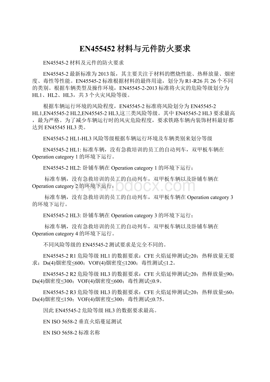 EN455452材料与元件防火要求文档格式.docx