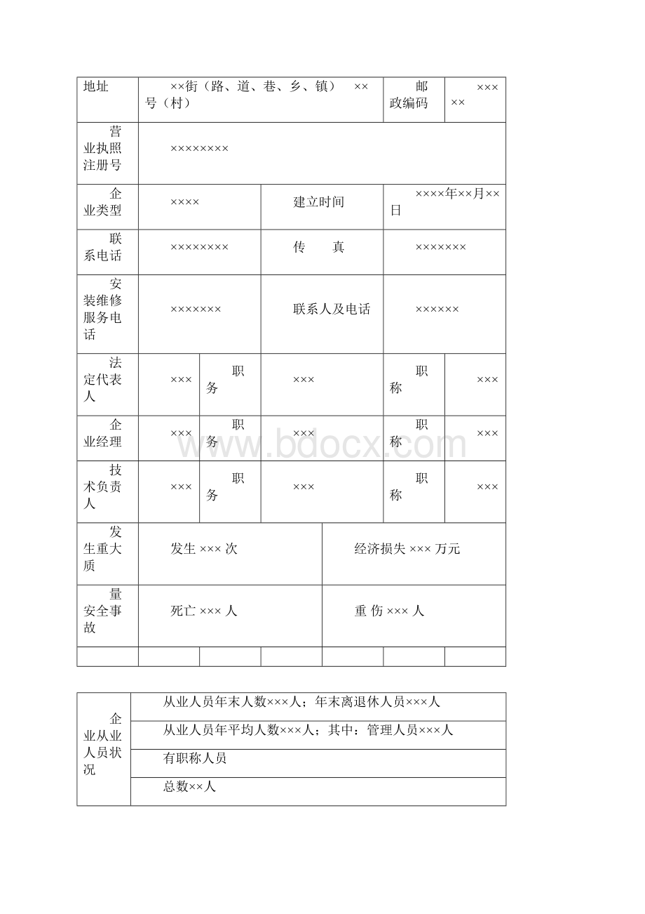 长沙市燃气燃烧器具安装维修资质申请表.docx_第3页