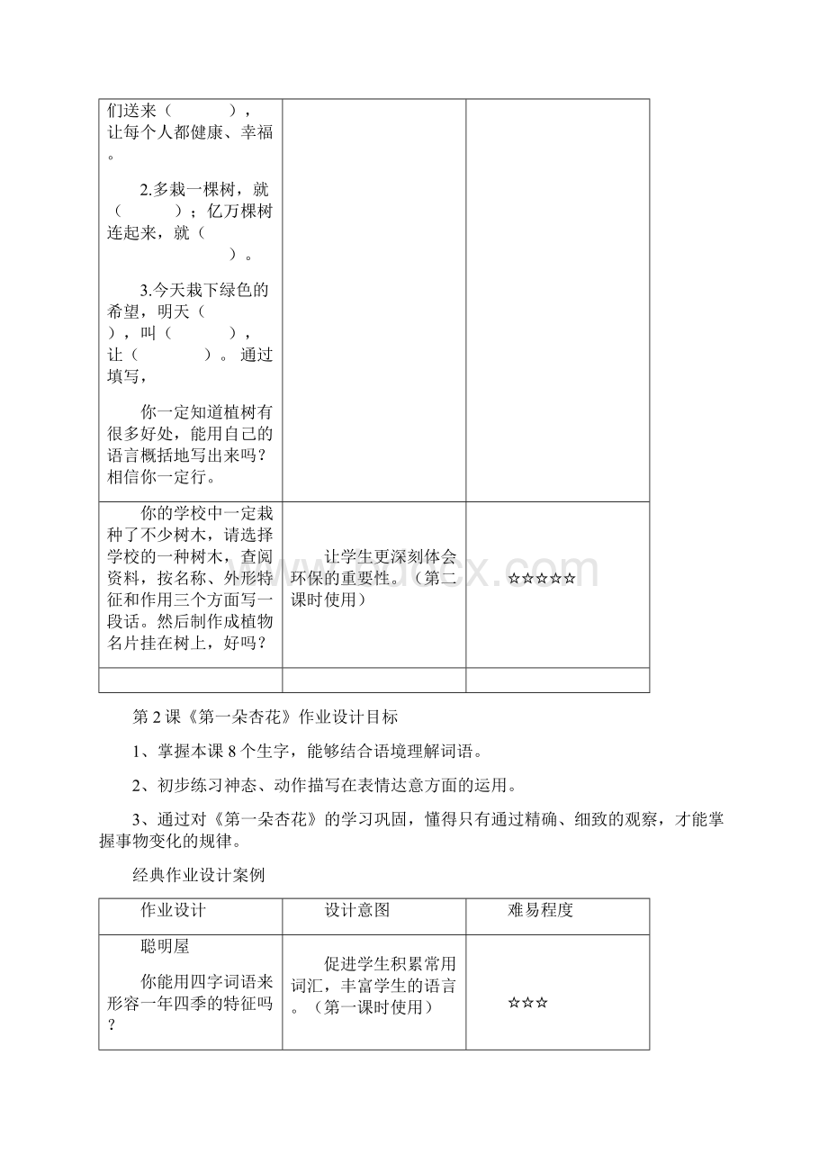 苏教版国标本小学语文四年级下册经典作业设计案例.docx_第2页