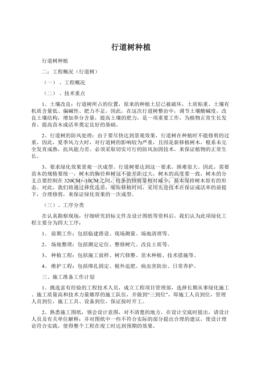 行道树种植Word文件下载.docx_第1页