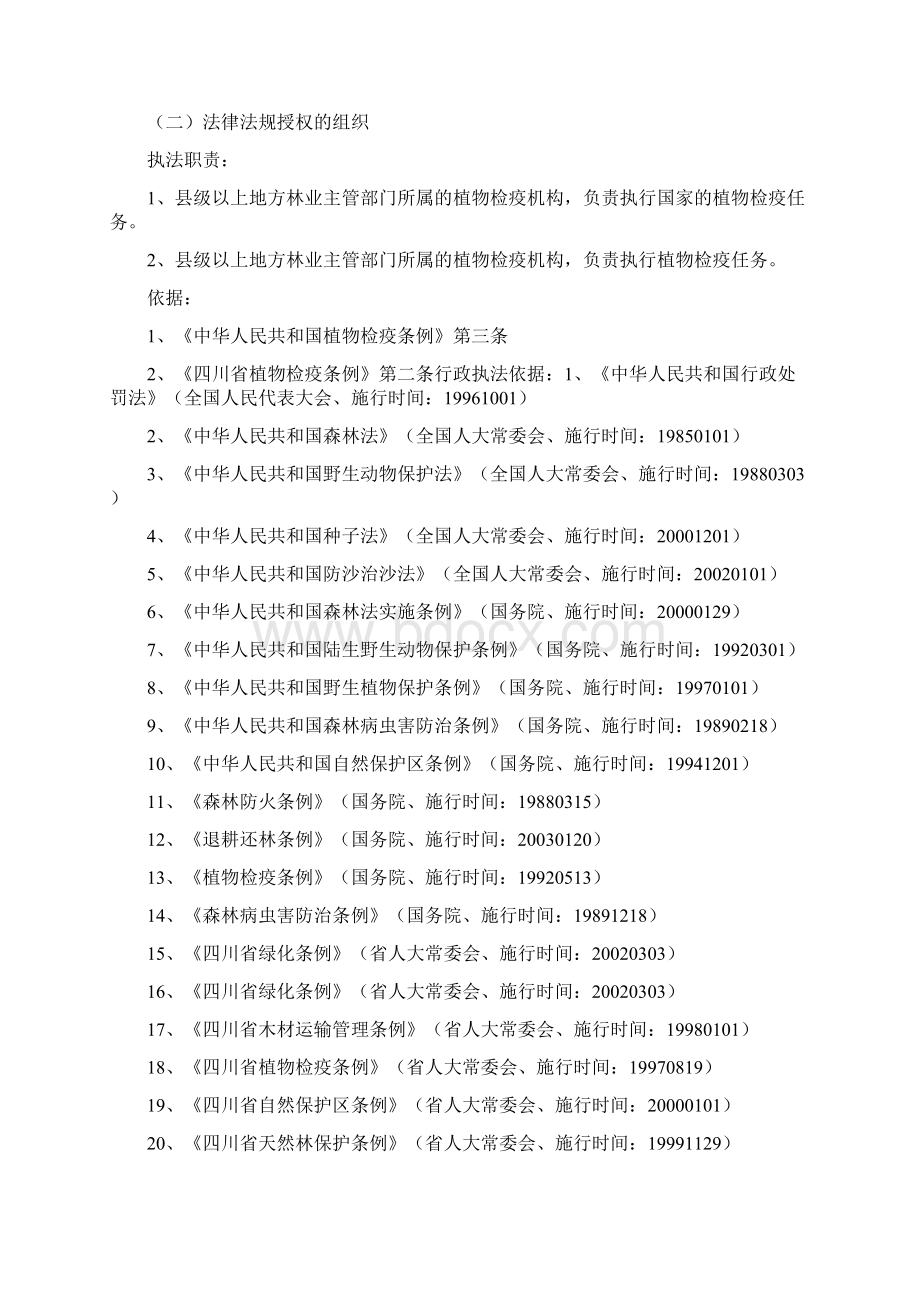 林业行政执法依据.docx_第2页