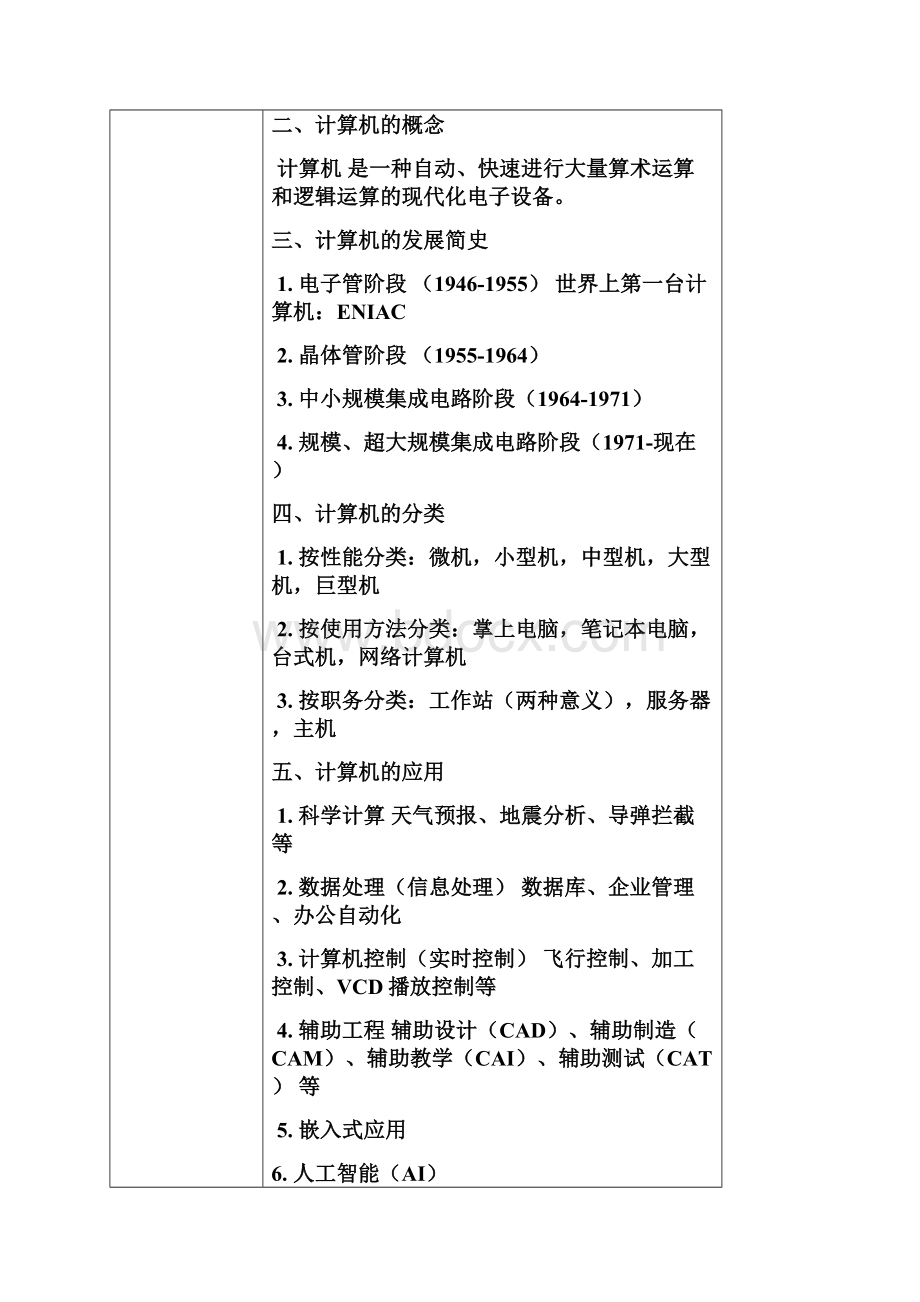 计算机文化基础教案设计Word下载.docx_第3页