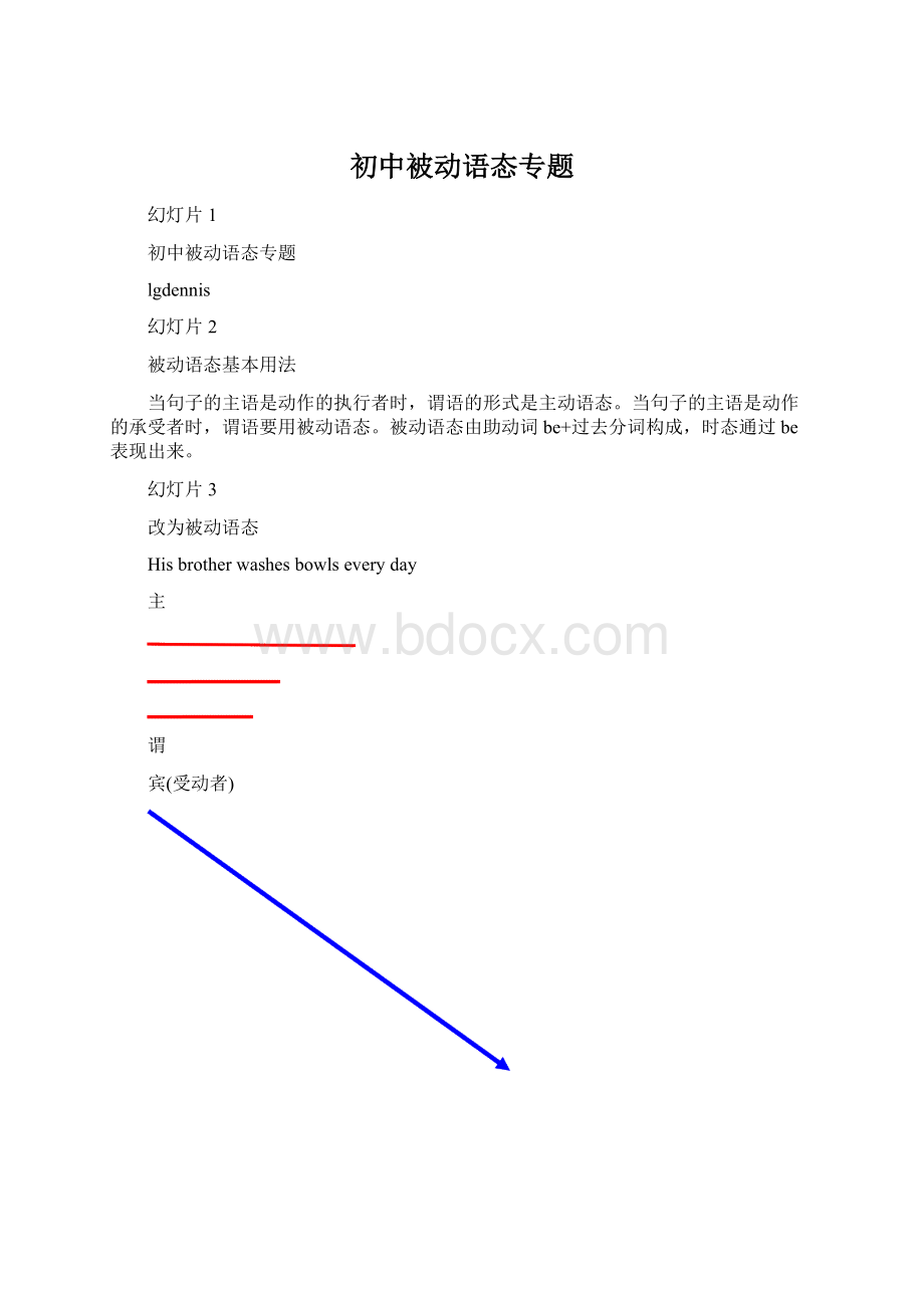 初中被动语态专题Word格式文档下载.docx