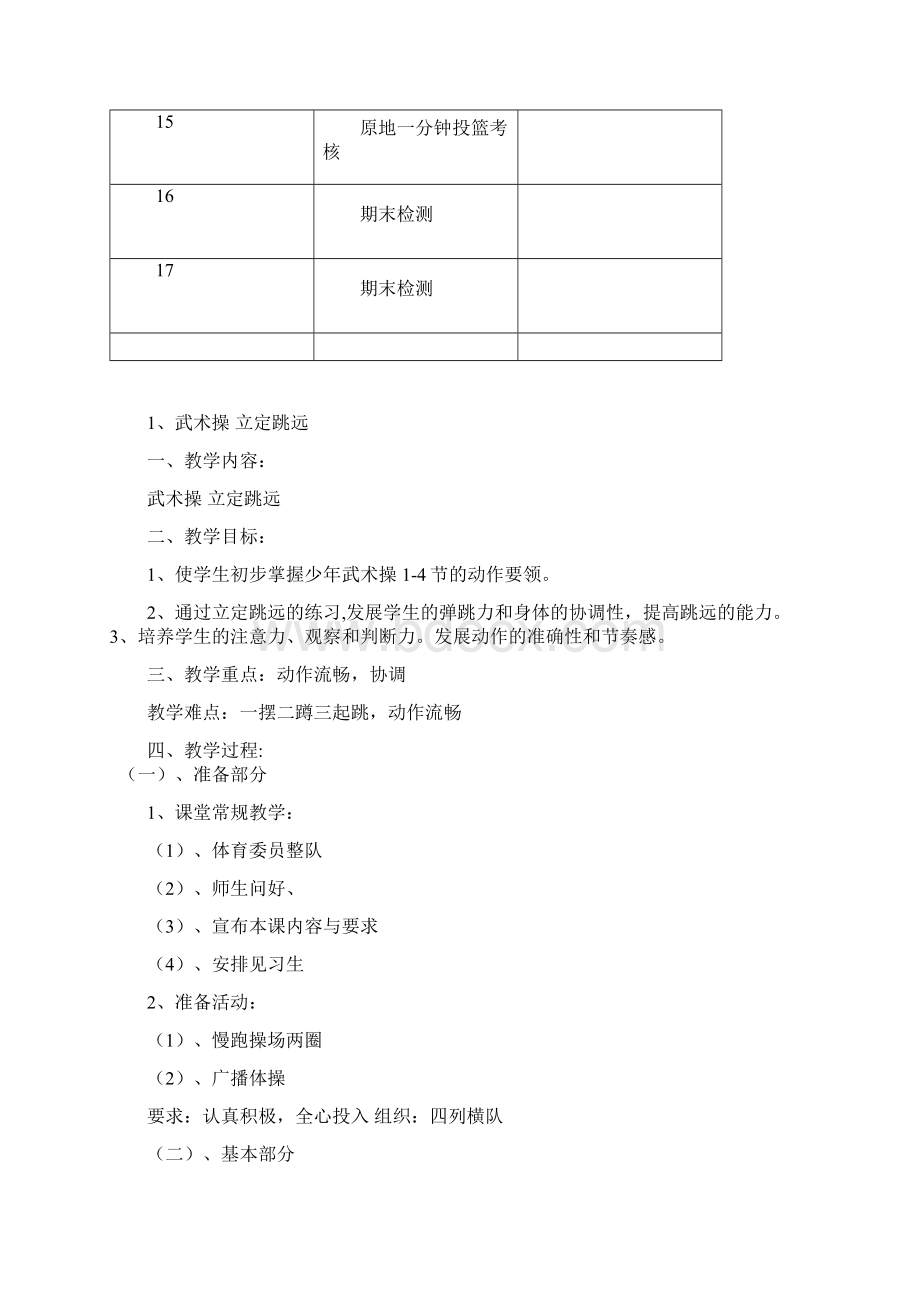 小学体育六年级下册体育教案.docx_第3页