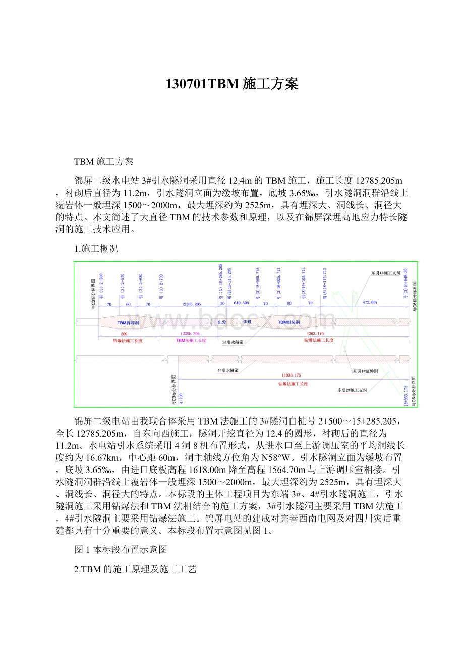 130701TBM施工方案文档格式.docx