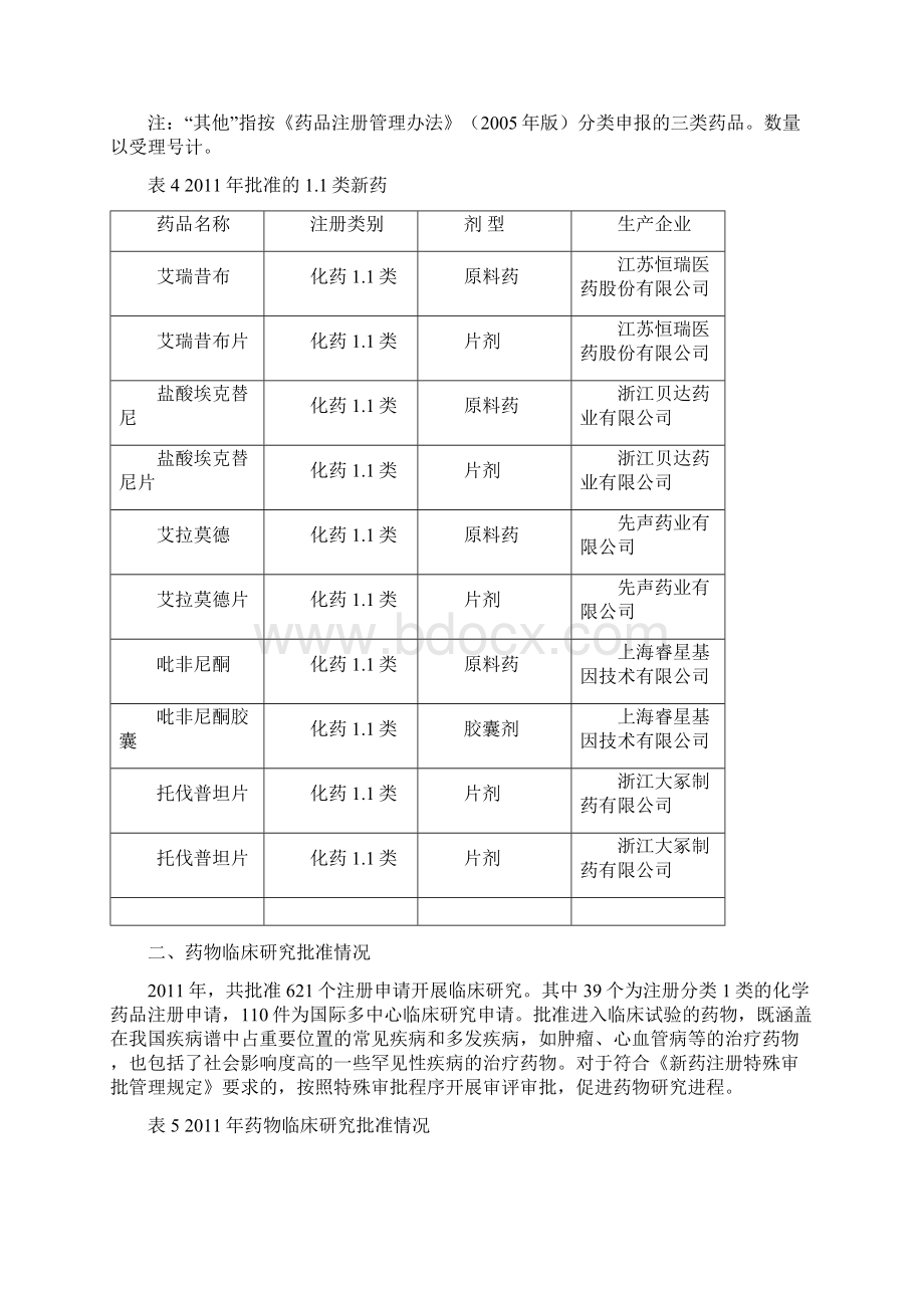 药品注册审批年度报告.docx_第3页