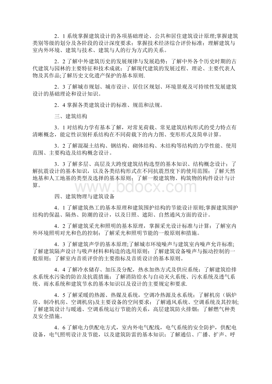 全国一级注册建筑师资格考试考试大纲.docx_第2页