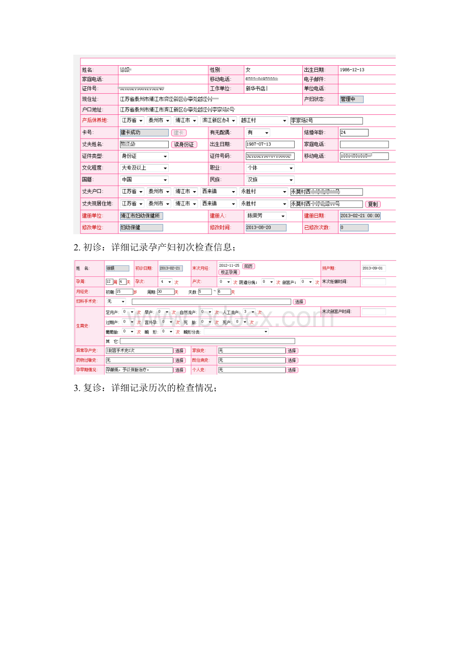 孕产妇系统实施方案Word格式文档下载.docx_第2页