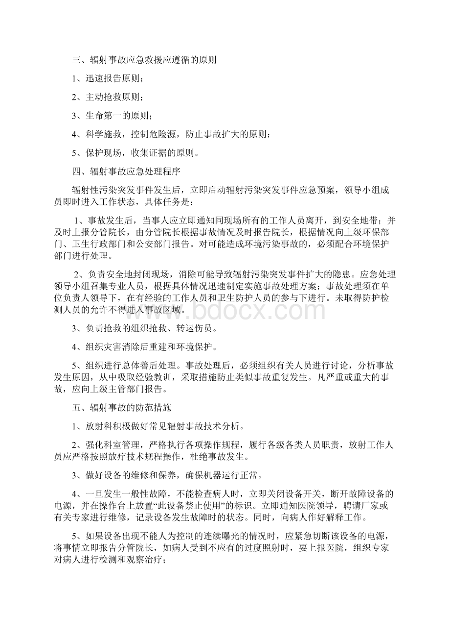 XX医院放射制度一览表.docx_第3页