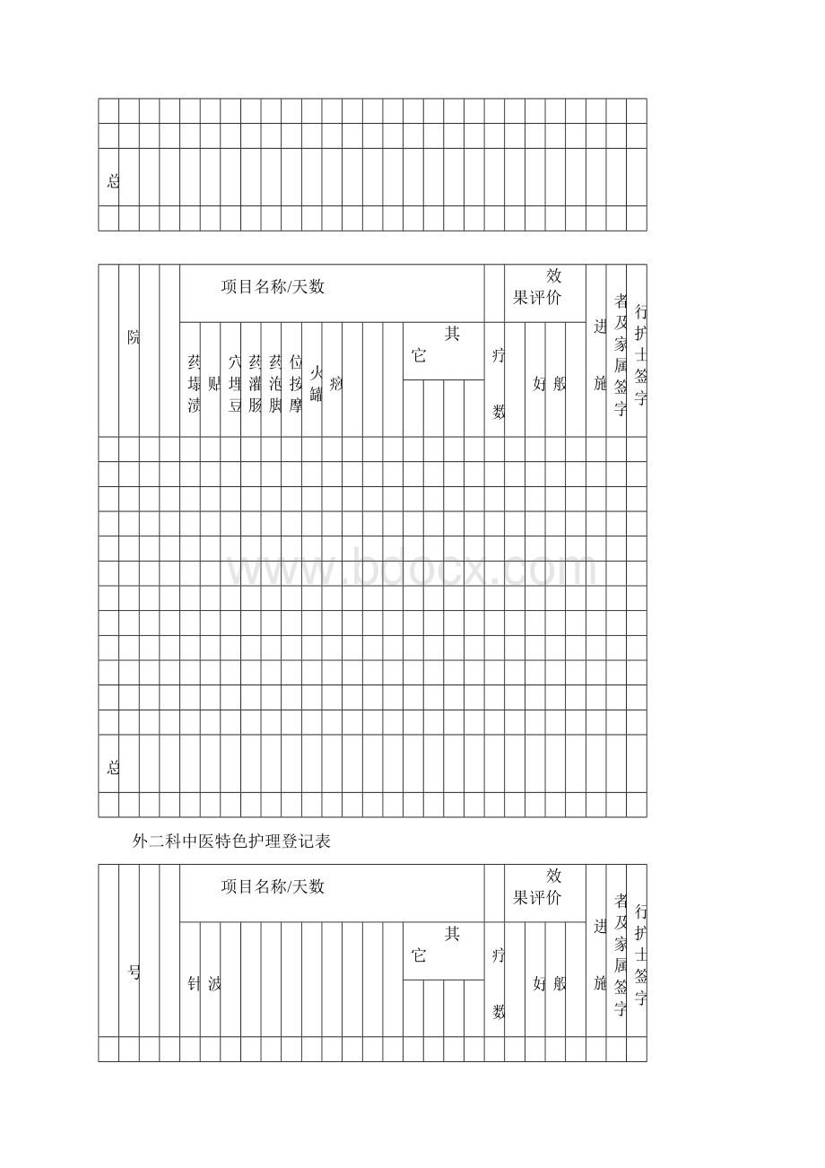 内二科中医特色护理登记表.docx_第2页