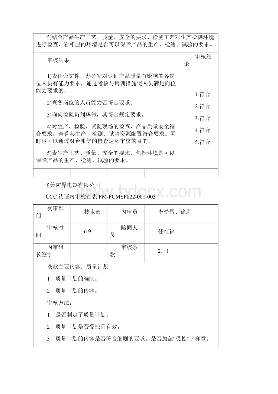 3C认证内审检查表格模板Word下载.docx_第3页