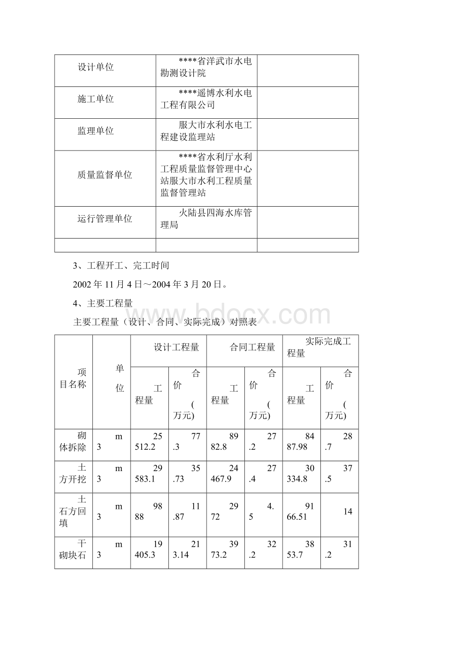 水库除险加固单位工程验收鉴定书.docx_第3页