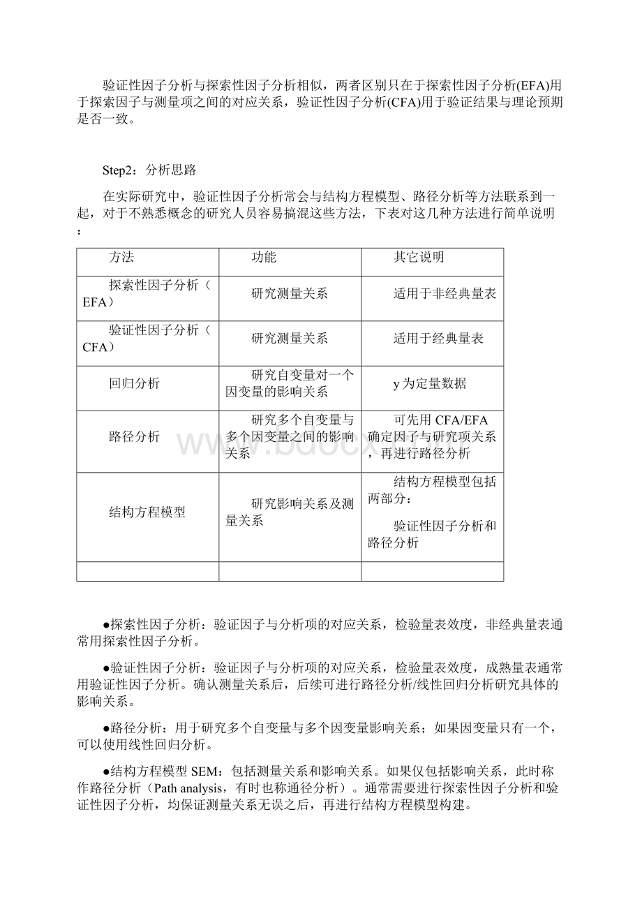 验证性因子分析思路总结Word格式文档下载.docx_第2页