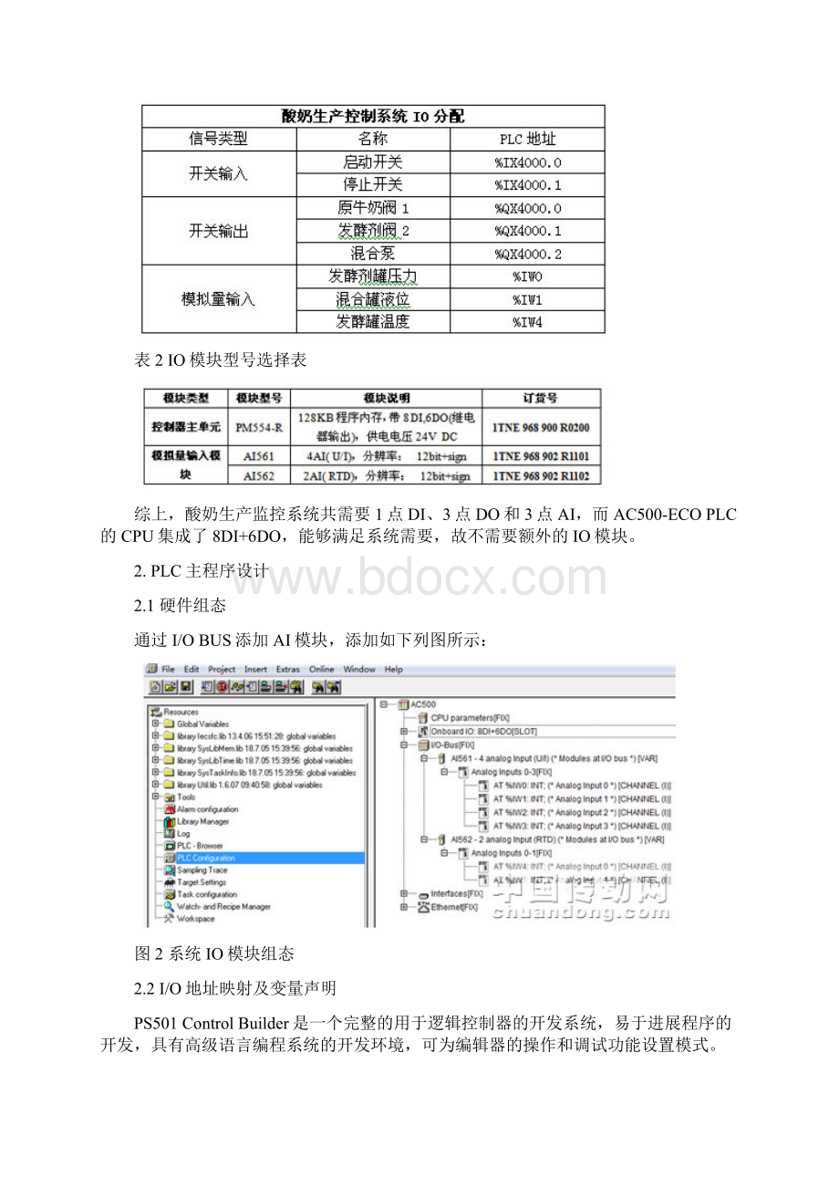 基于ABBAC500PLC和组态王的酸奶生产监控系统的设计.docx_第3页