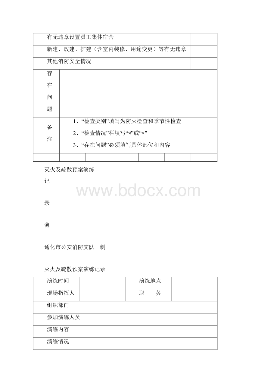 最新消防各种记录表完整版资料.docx_第2页