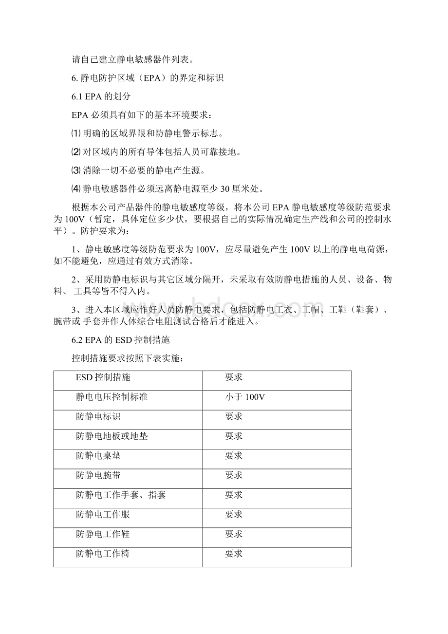 某x司ESD防静电控制技术规范.docx_第2页