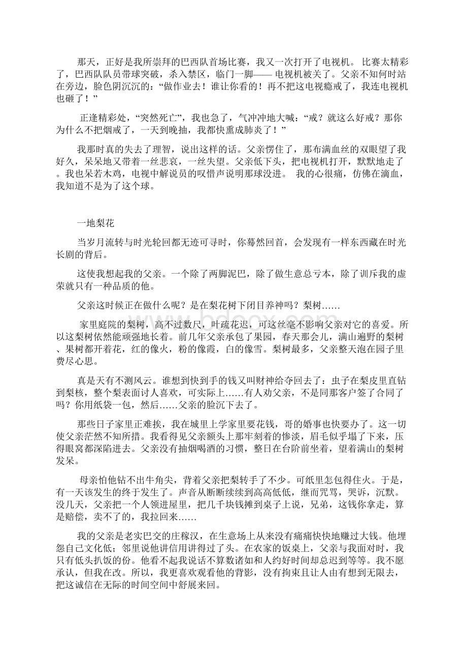 父亲300字作文Word文件下载.docx_第2页