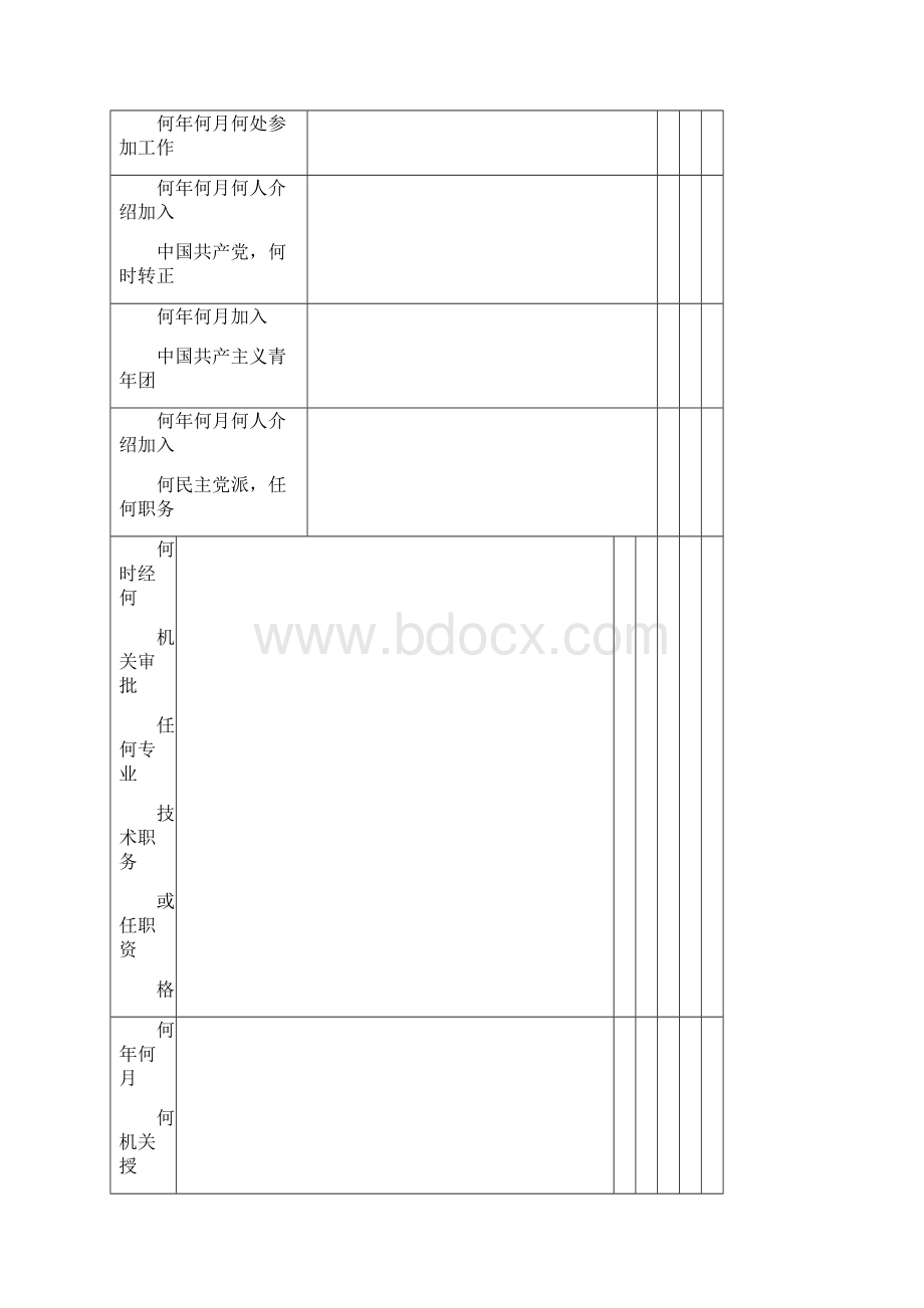 干部履历表Word格式文档下载.docx_第2页