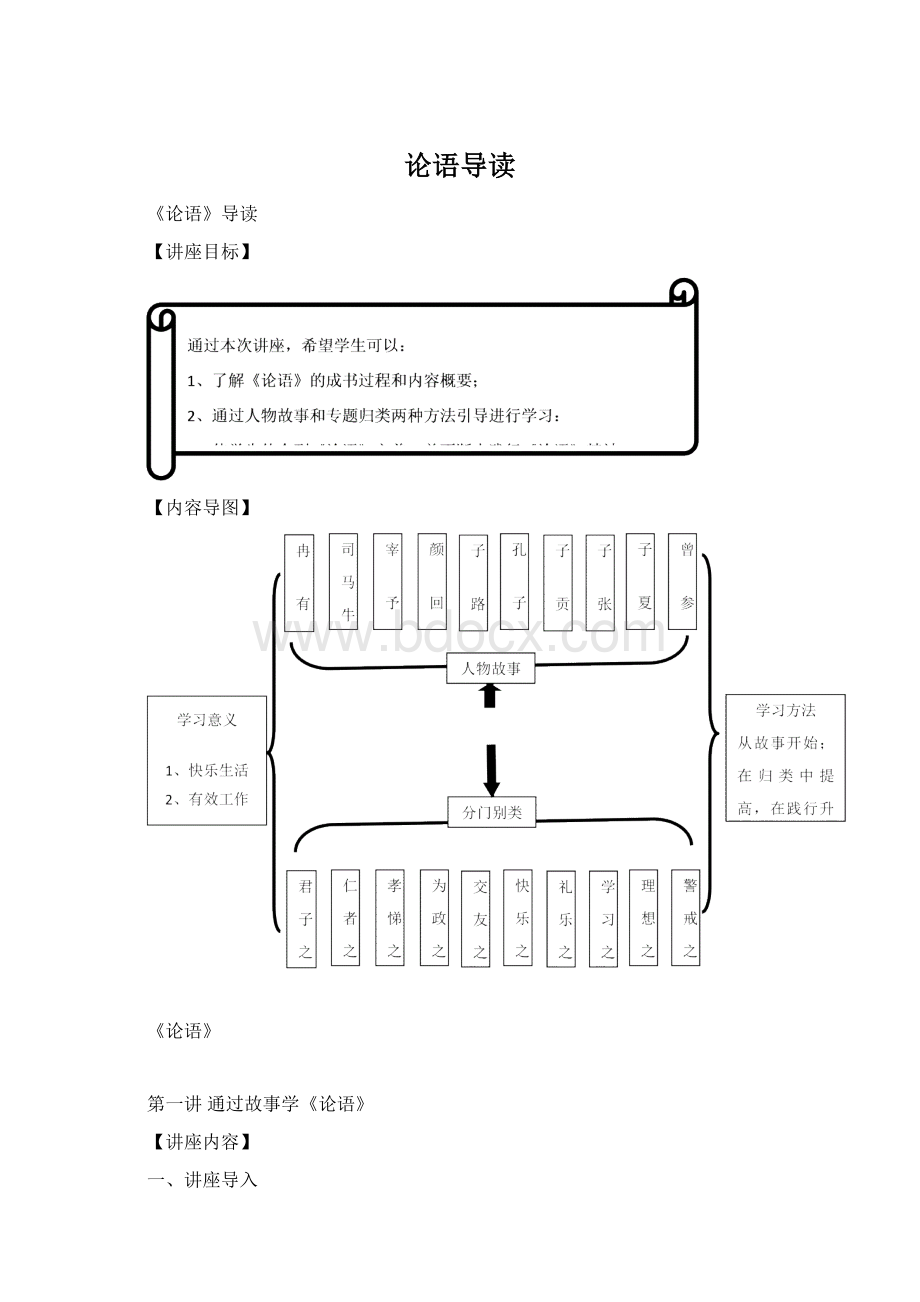 论语导读Word格式文档下载.docx