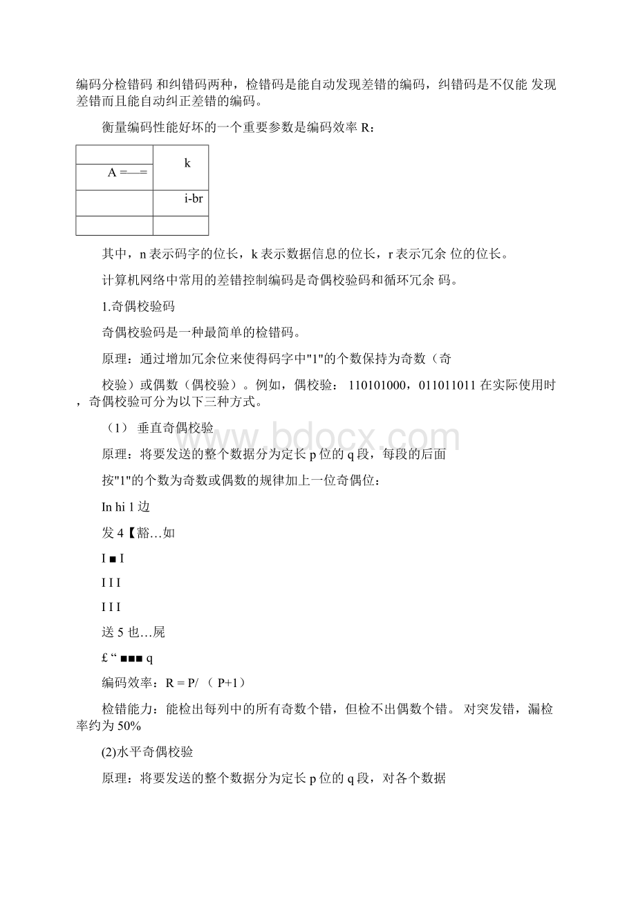 通信原理差错控制编码基本理论Word文档下载推荐.docx_第2页