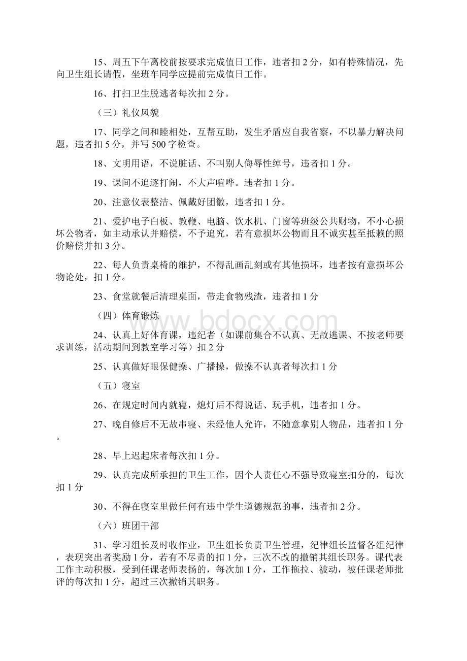 Xx学校班级管理制度.docx_第3页