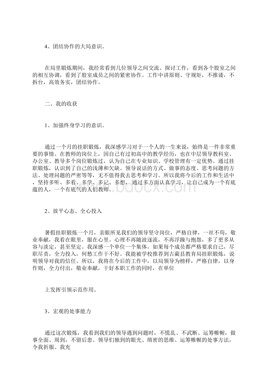 挂职学习心得体会5篇文档格式.docx_第2页