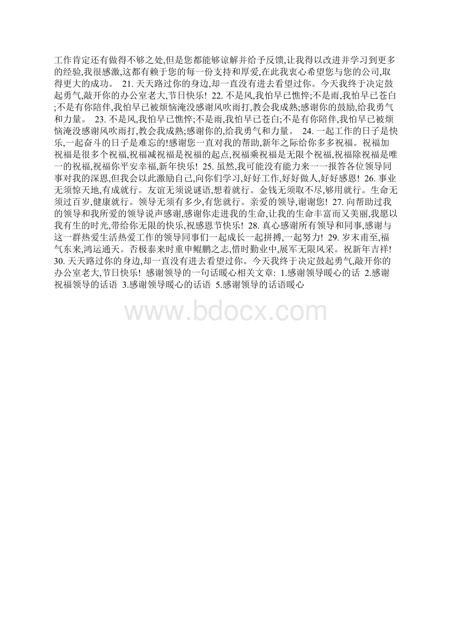 感恩感谢领导的句子.docx_第3页