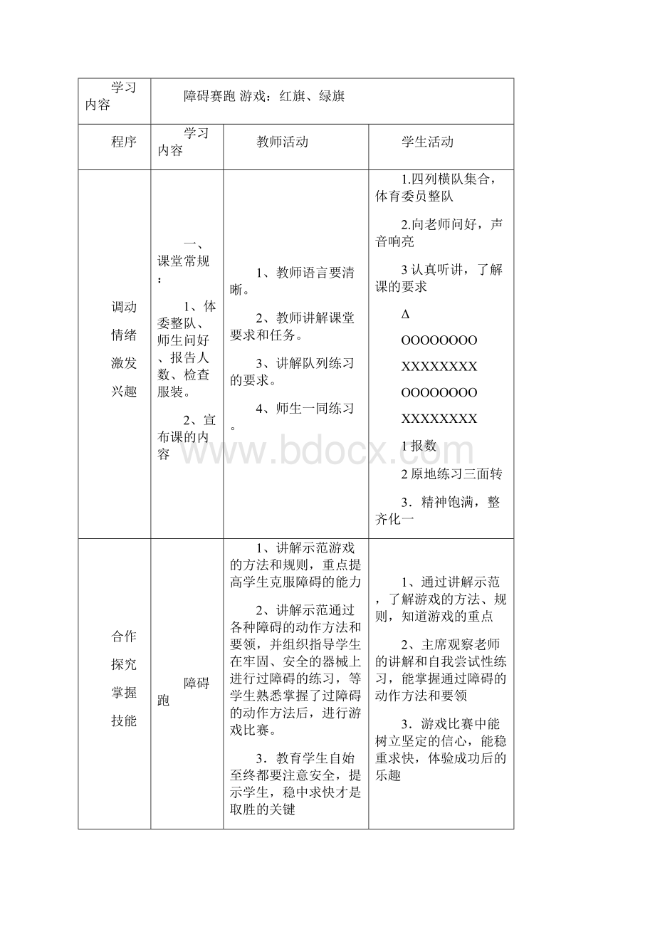 小学五年级体育与健康教案.docx_第3页