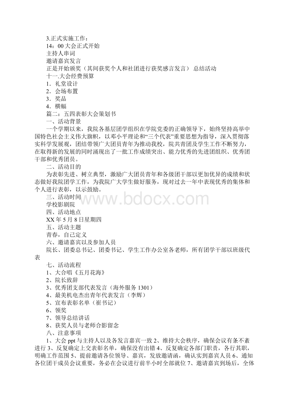 五四表彰策划书.docx_第2页