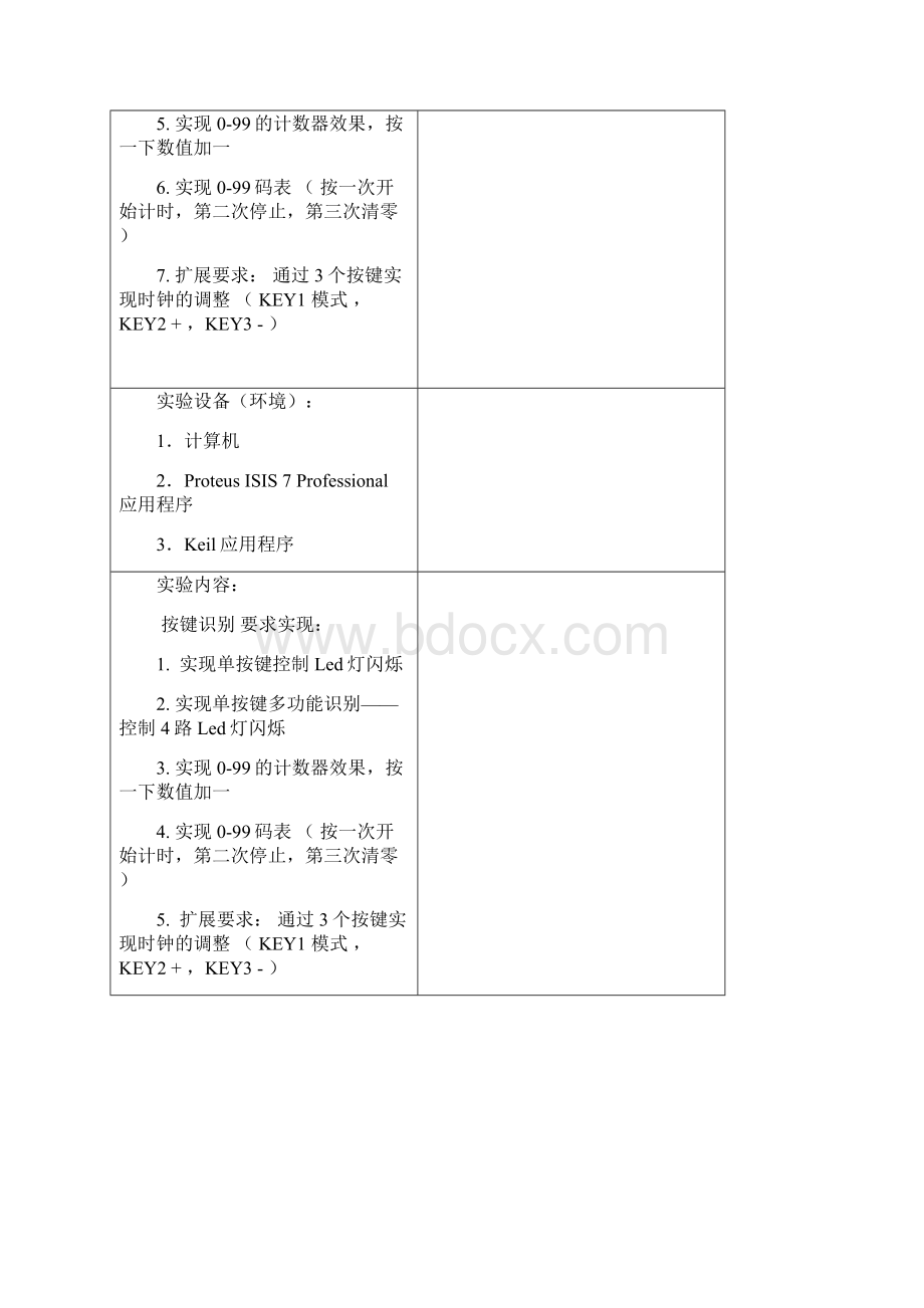 独立按键识别 单片机原理 实验报告.docx_第2页