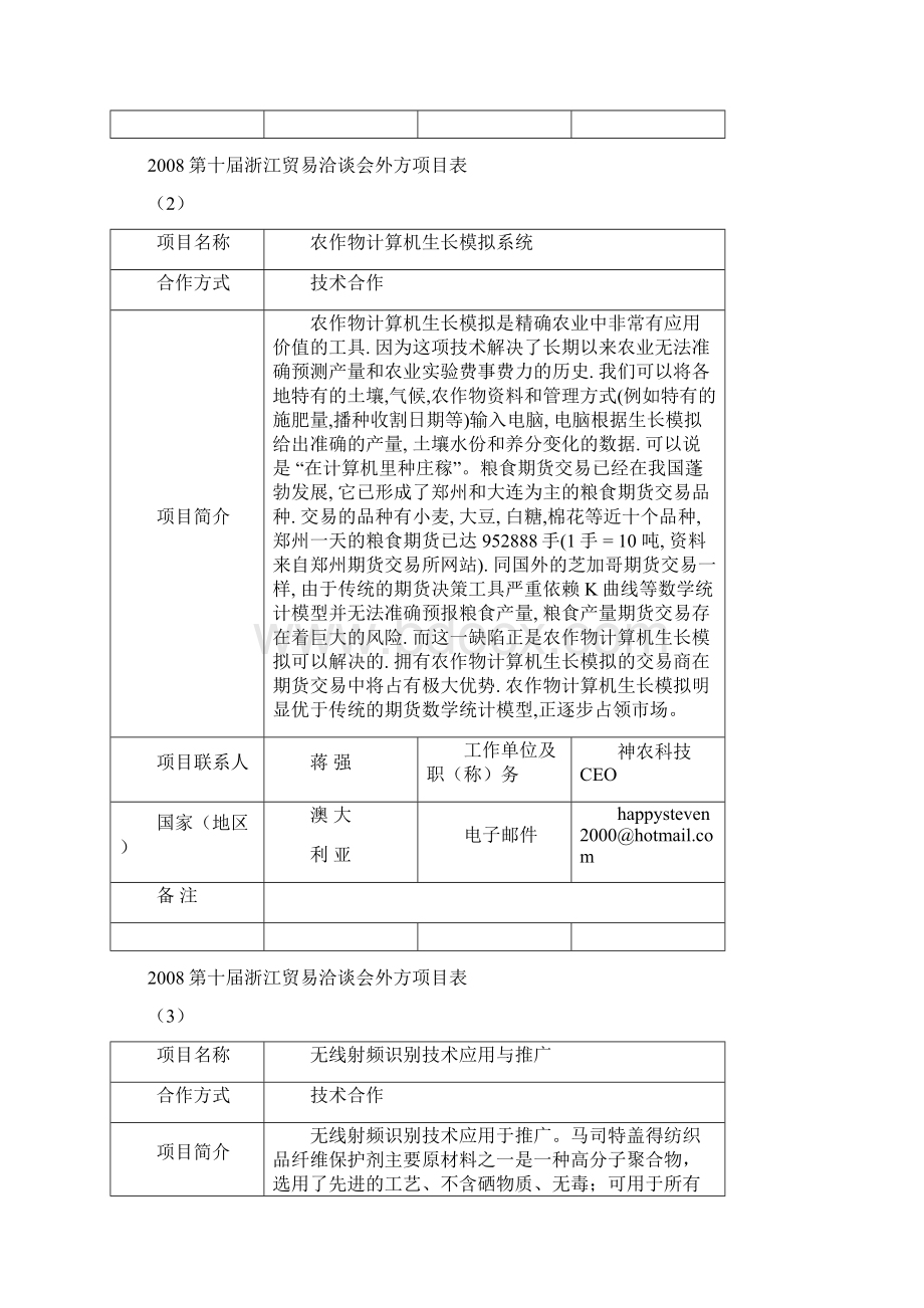 第 十 届 浙 江 贸 易 洽 谈 会省侨办.docx_第3页