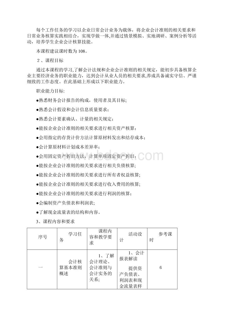 《初级会计实务》课程标准.docx_第2页