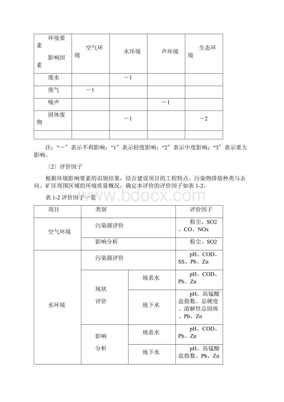 铅锌矿采矿环评报告书Word下载.docx_第3页