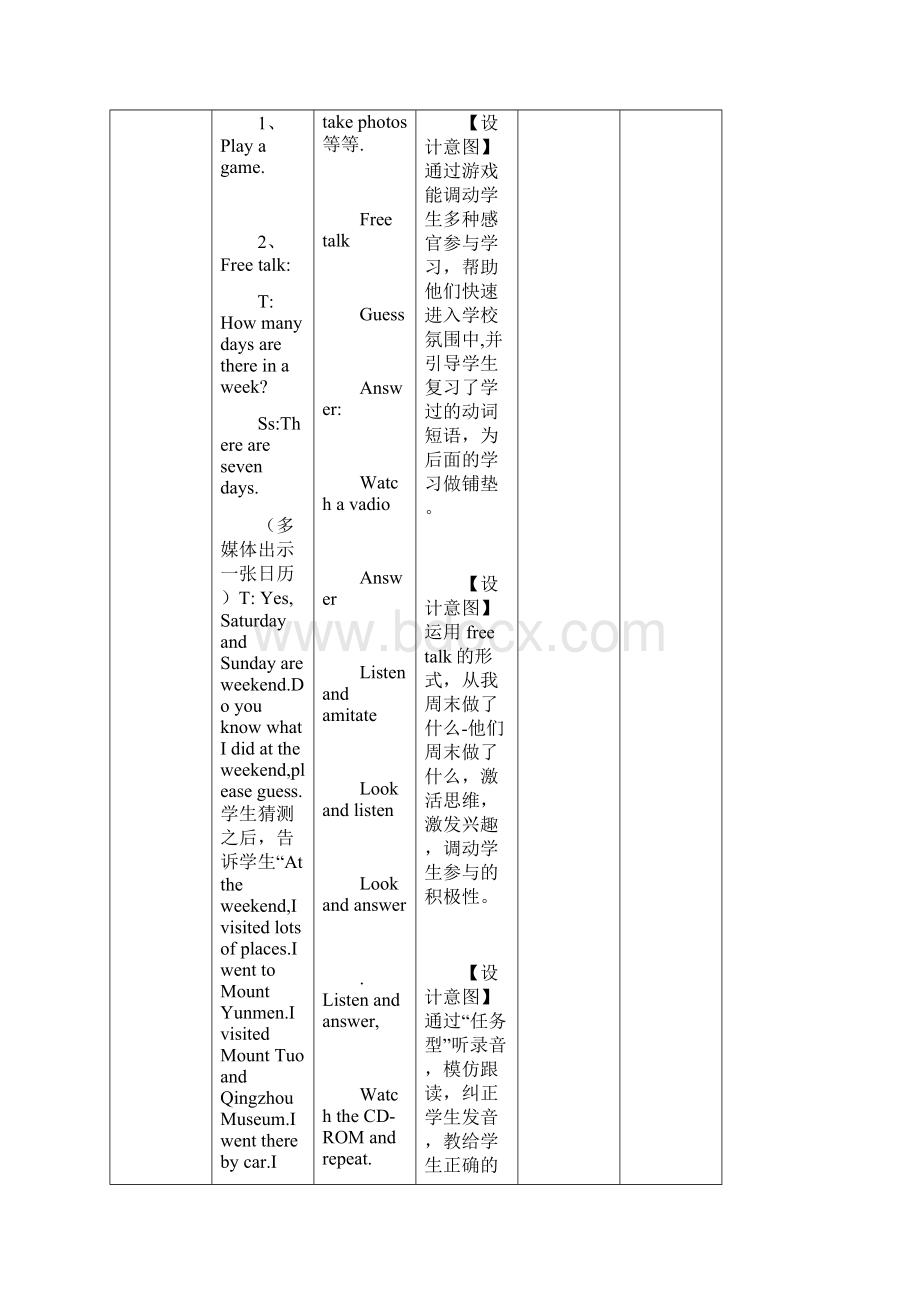 优质小学英语外研版五年级上册M8备课卡Word文件下载.docx_第3页