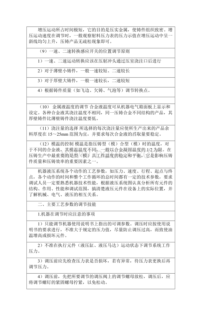 压铸工艺参数的设定和调节技能Word格式.docx_第3页