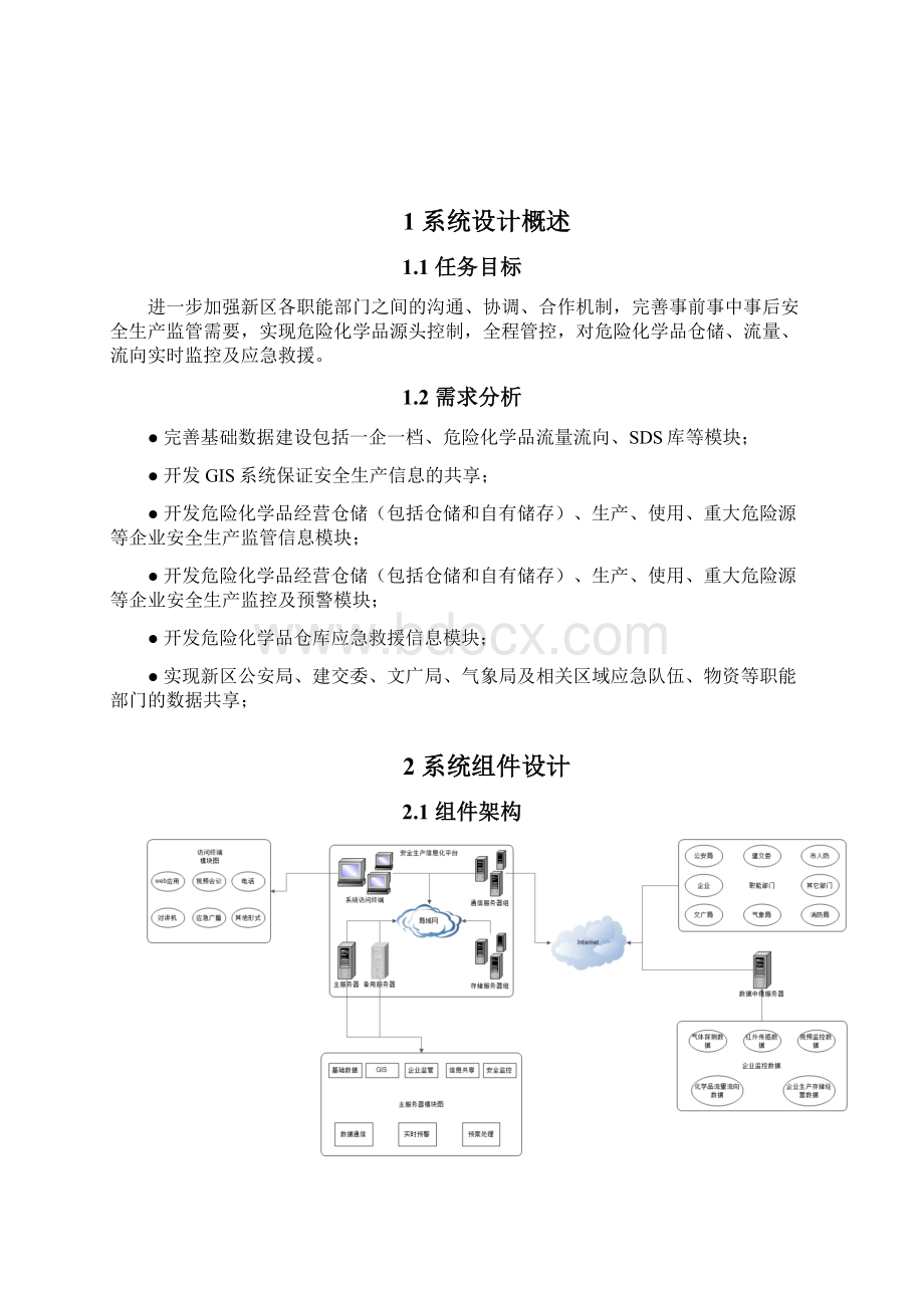 安全生产信息化平台设计方案和对策.docx_第2页