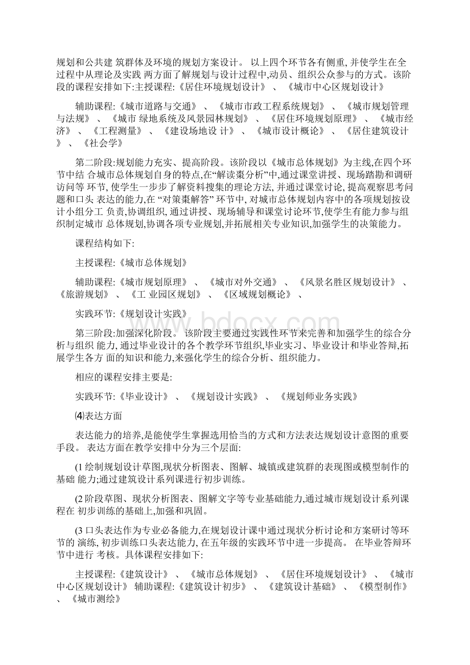 同济大学规划专业课程安排.docx_第3页