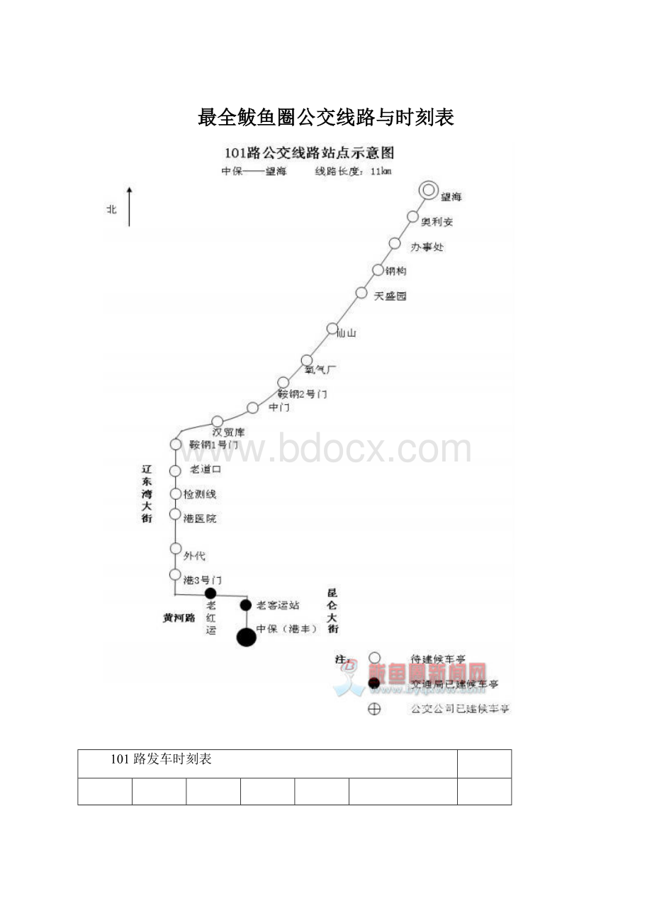 最全鲅鱼圈公交线路与时刻表.docx